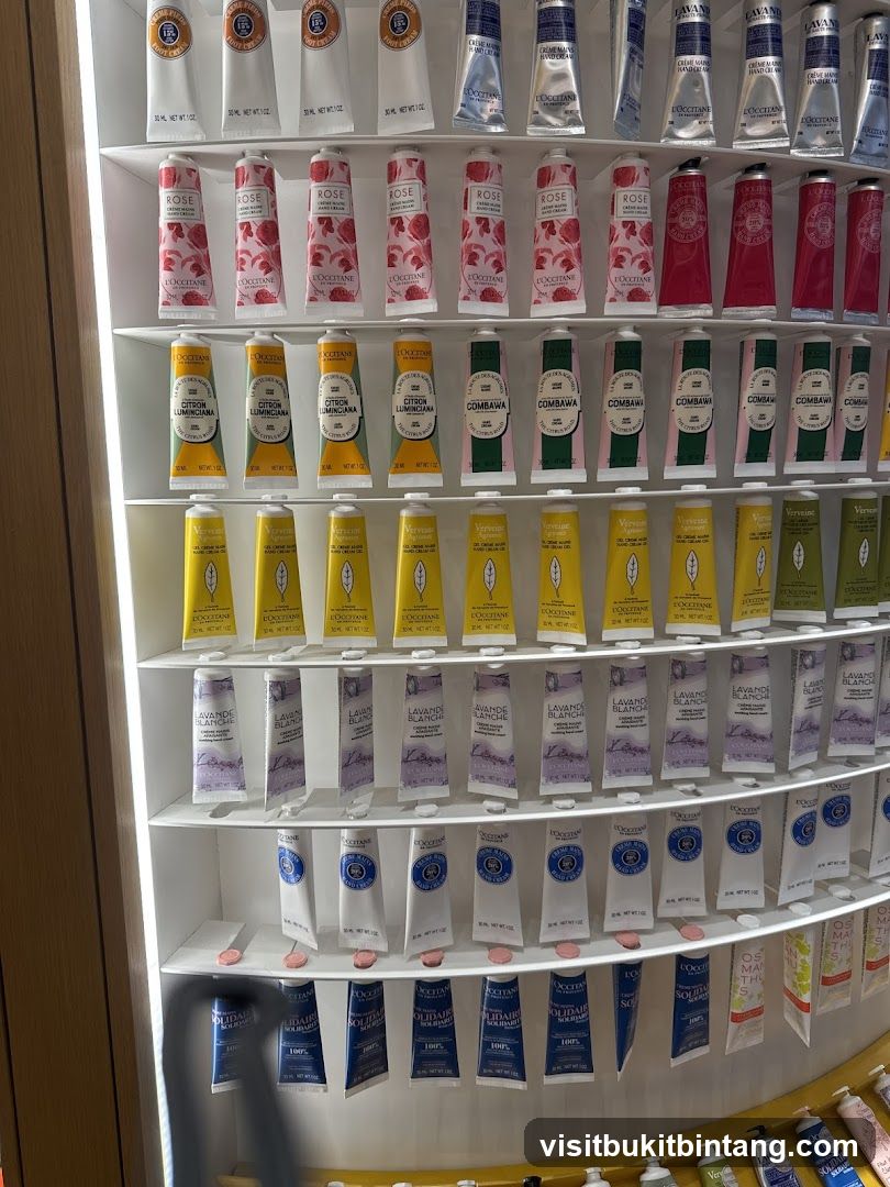 L'Occitane Hand Creams Display