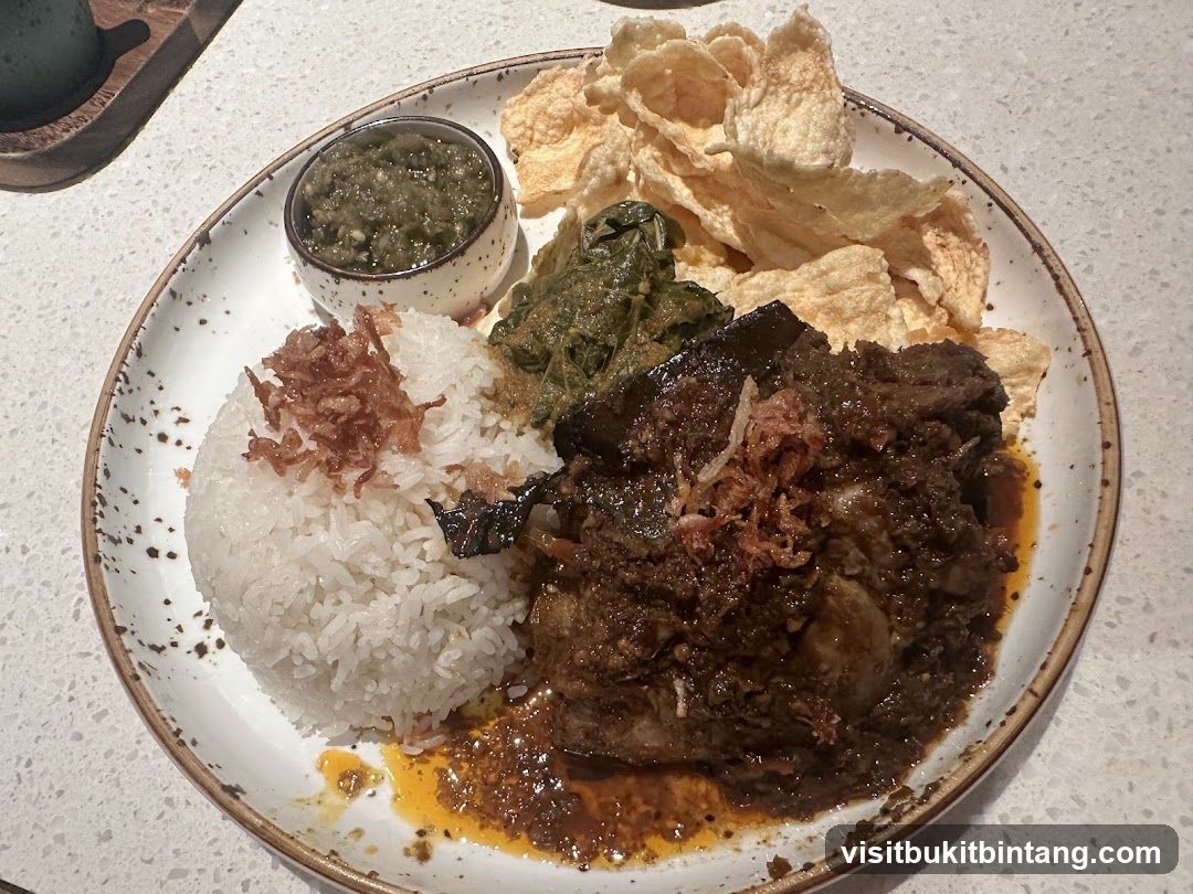 Beef Rendang Platter