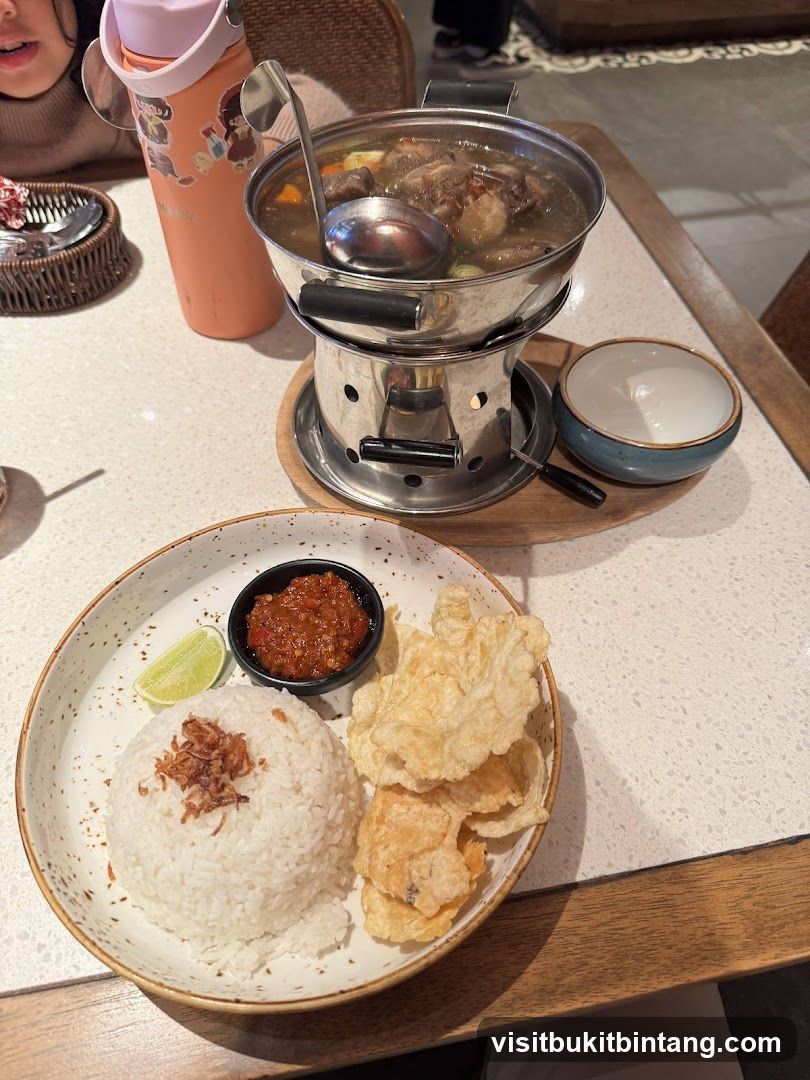 Soup and Rice Dish