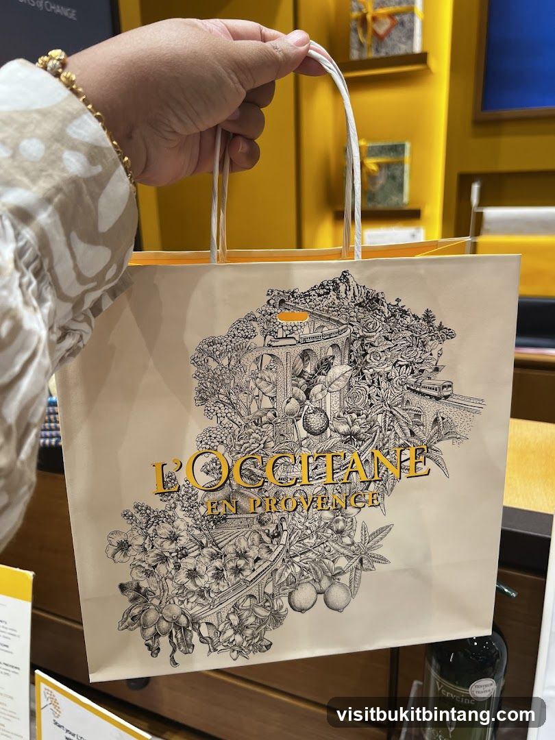 L'Occitane Shopping Bag