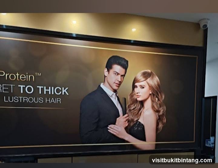 Advertisement for hair product
