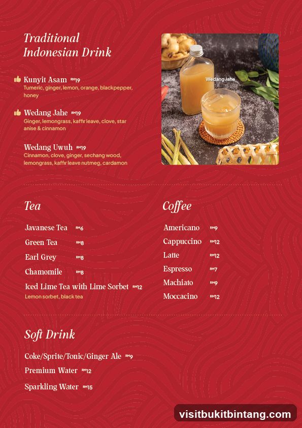 Traditional Indonesian Drink, Tea, Coffee, Soft Drink