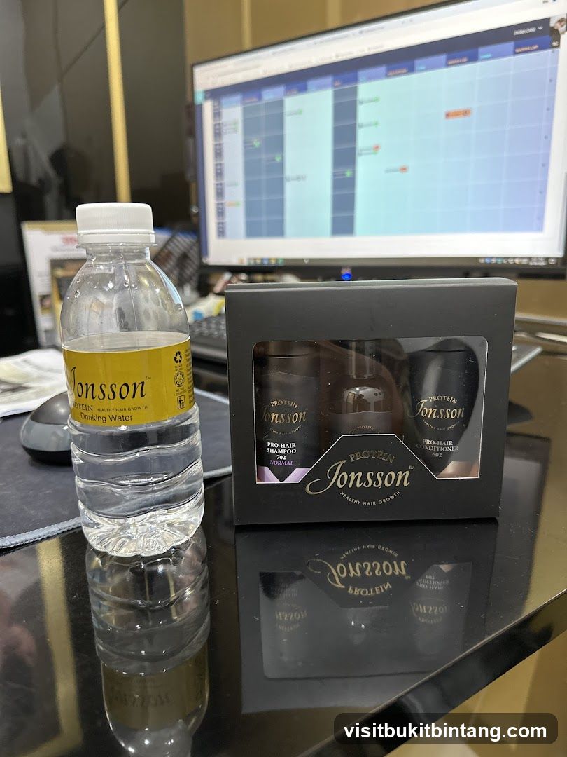 Jonsson Hair Care Set and Water Bottle