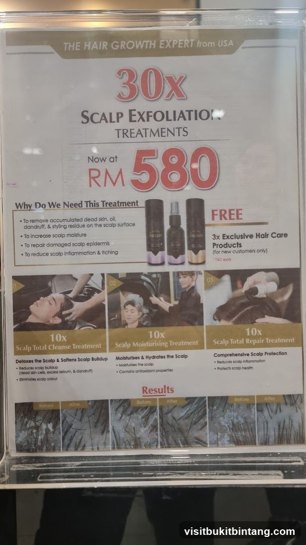 Scalp Exfoliation Treatments Promotion