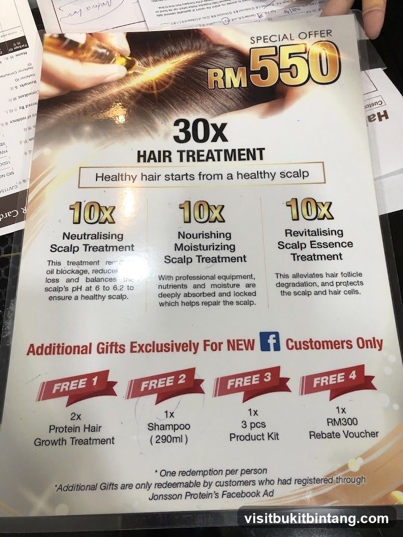 Hair Treatment Offer