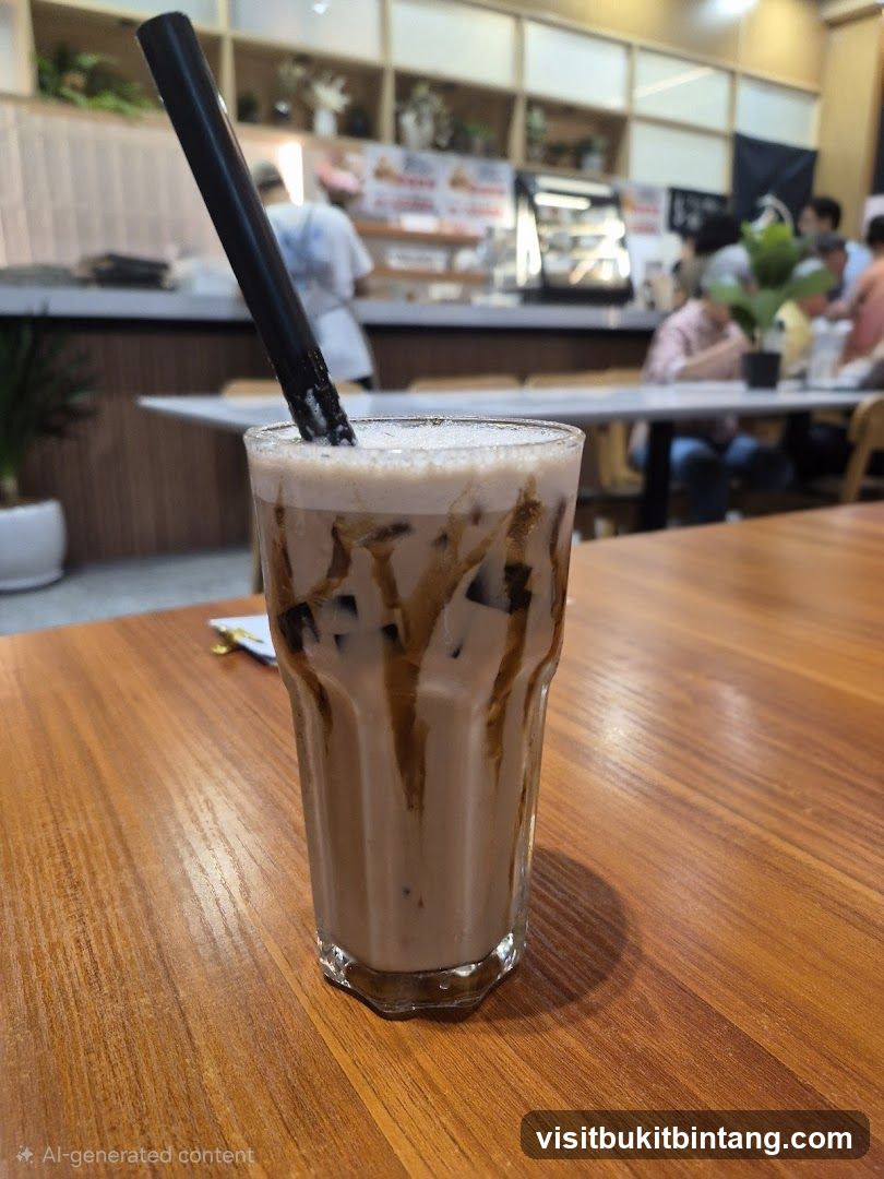 Chocolate Drink with Drizzle