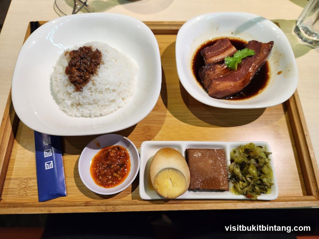 Braised Pork Belly Rice Set