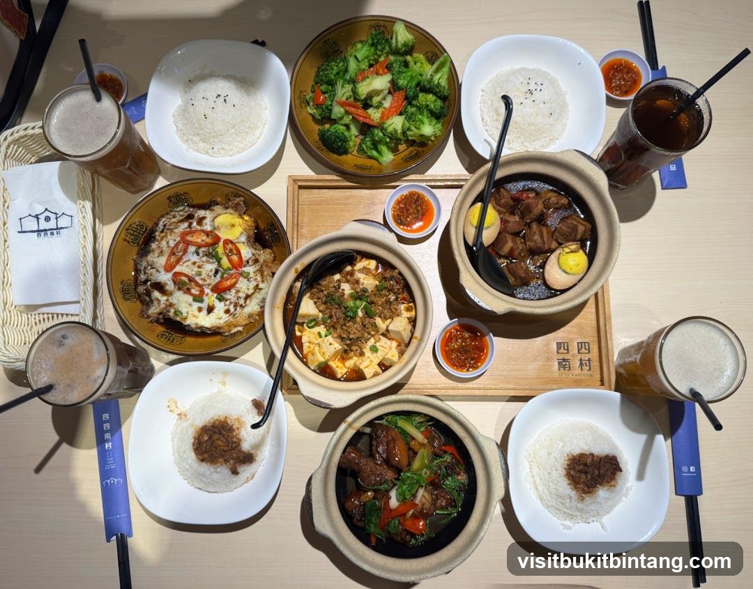 Chinese Food Spread