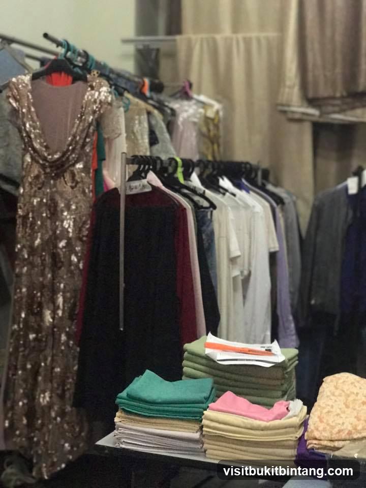 Clothing Store Racks and Stacks