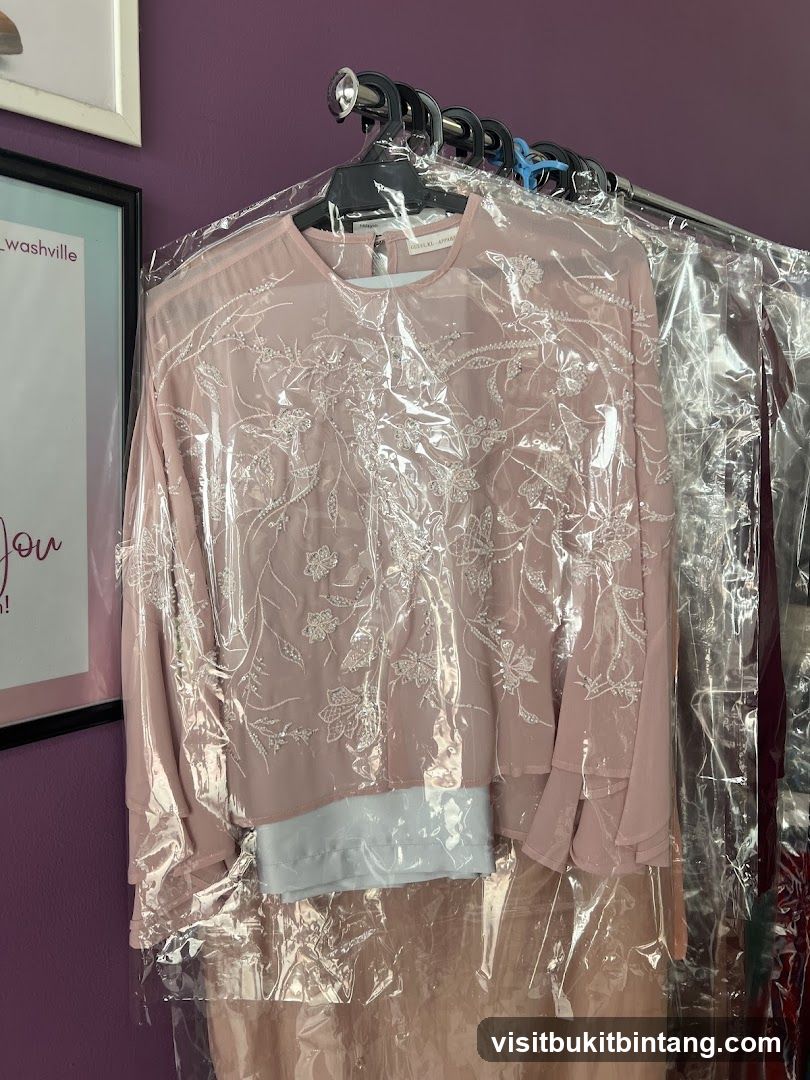 Embroidered Blouse on Hanger