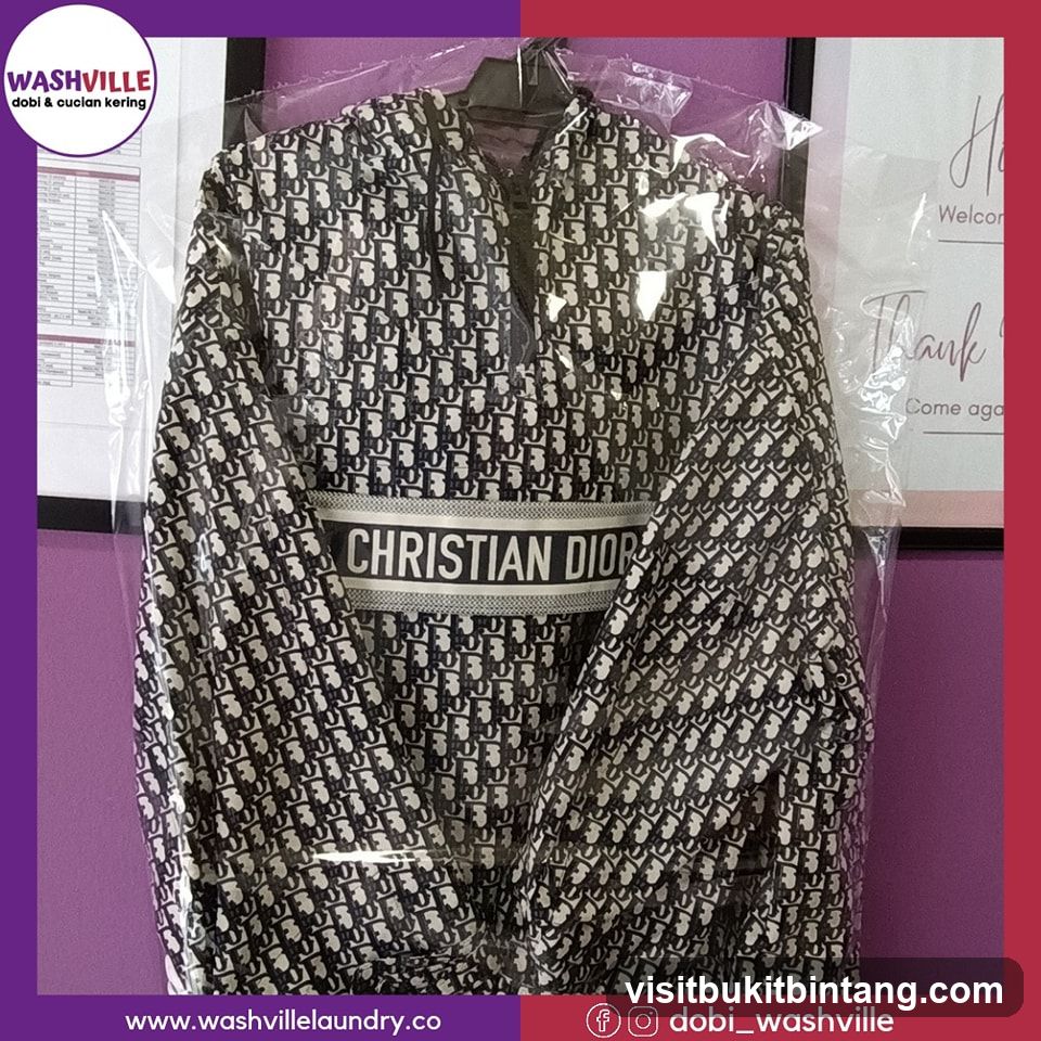 Christian Dior Jacket in Plastic Packaging