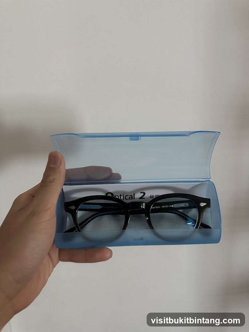 Eyeglasses in Case