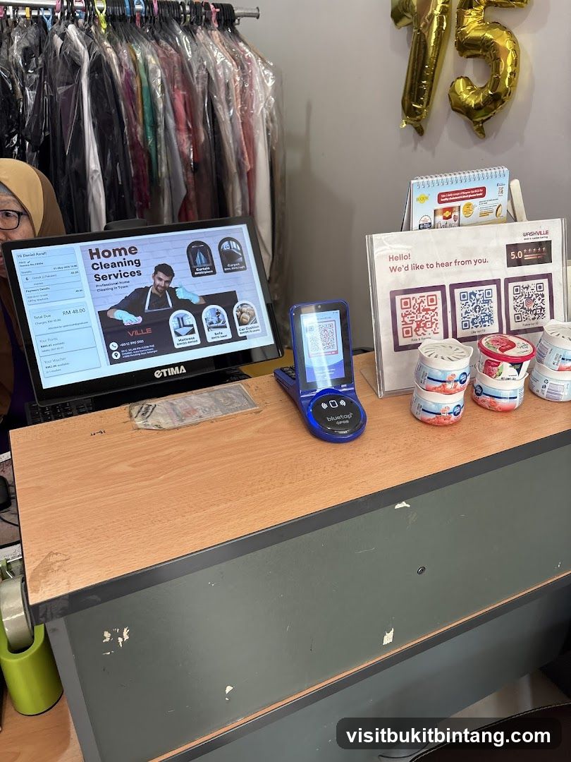 Home Cleaning Services Counter