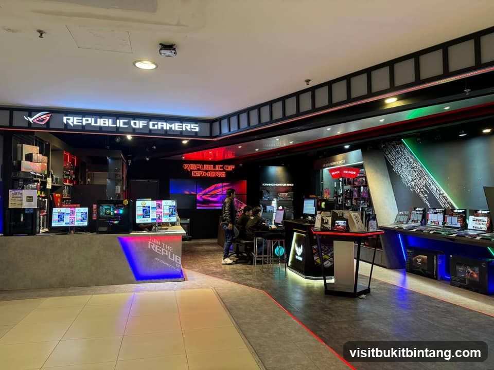 Republic of Gamers Store Interior