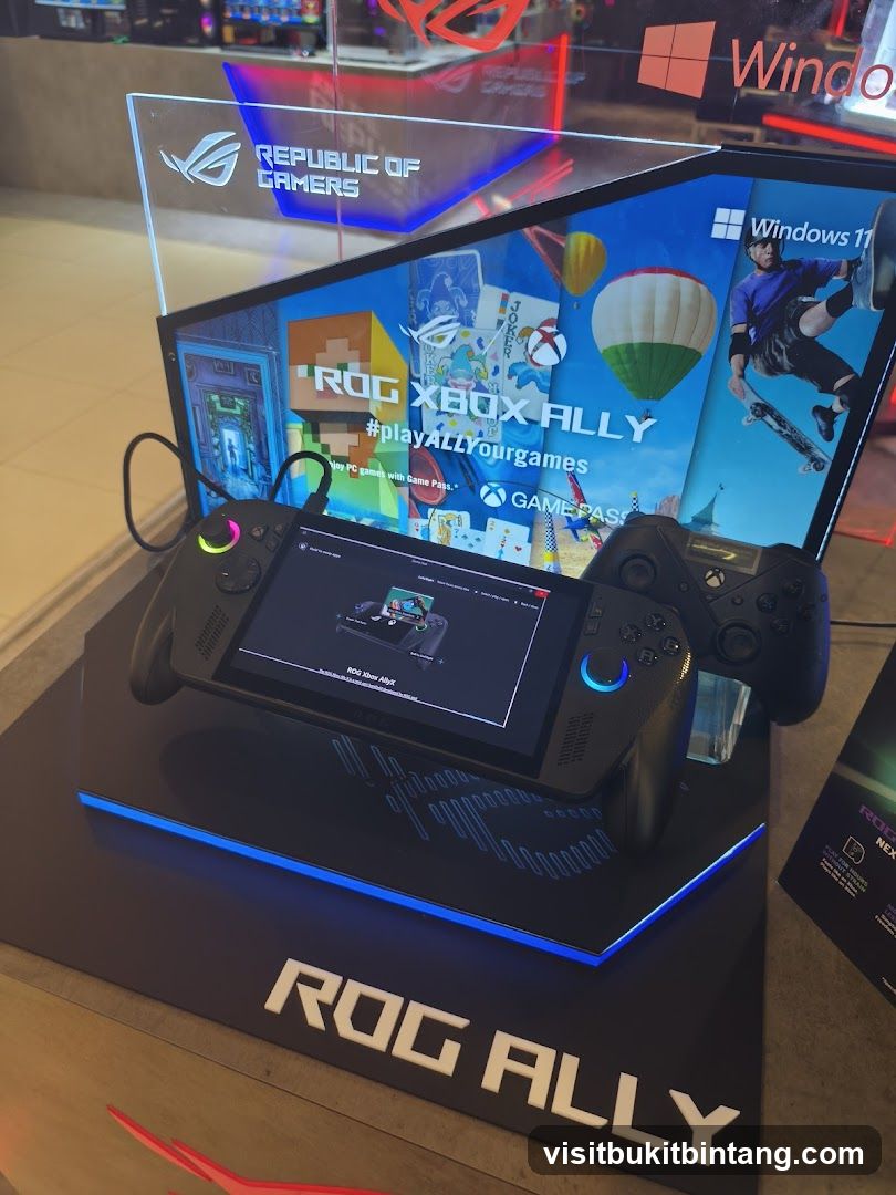 ROG Ally Gaming Device Display