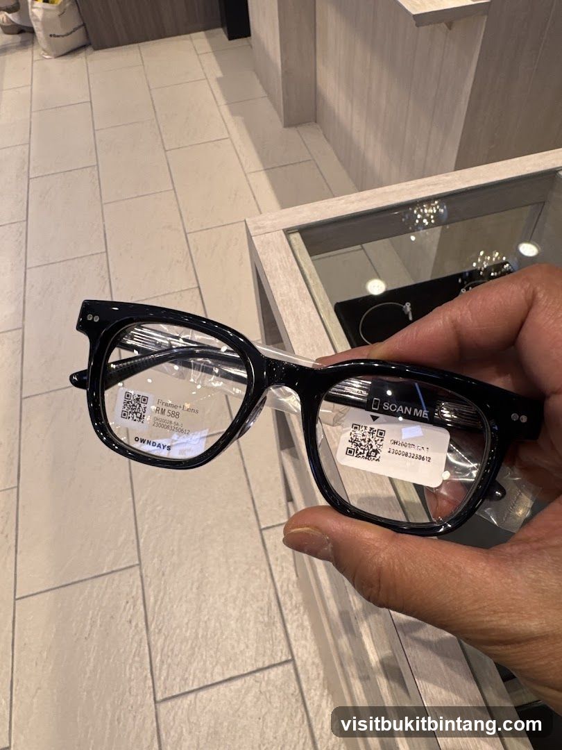 Eyeglasses with QR Codes