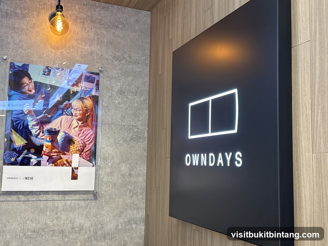 OWNDAYS Signage and Advertisement