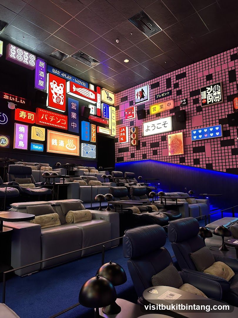 Japanese-themed Cinema Interior