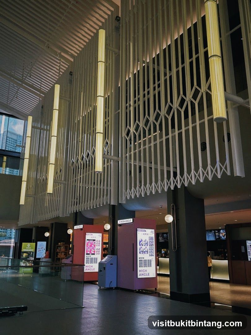 Cinema Lobby with Ticket Machines