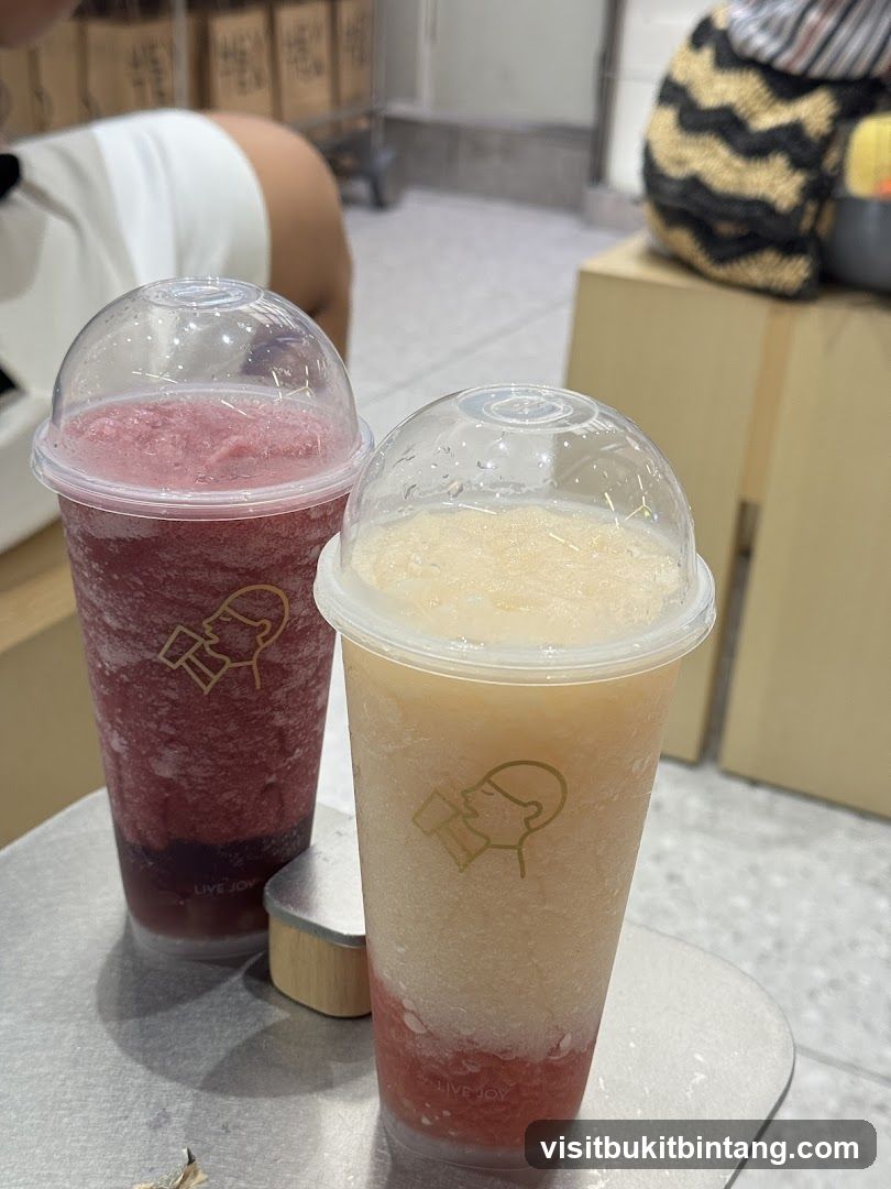 Two Iced Drinks