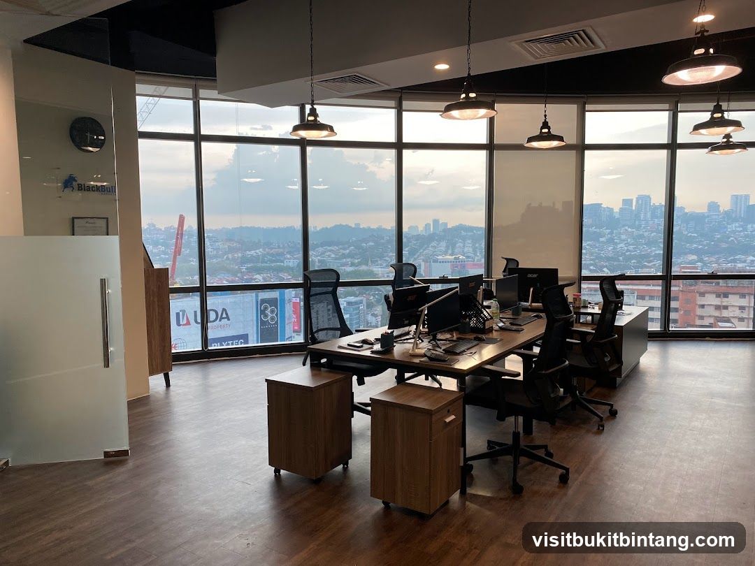Modern Office Space with City View