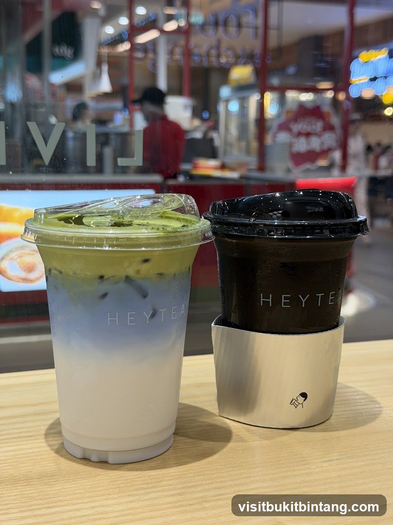 Two Drinks from Heytea