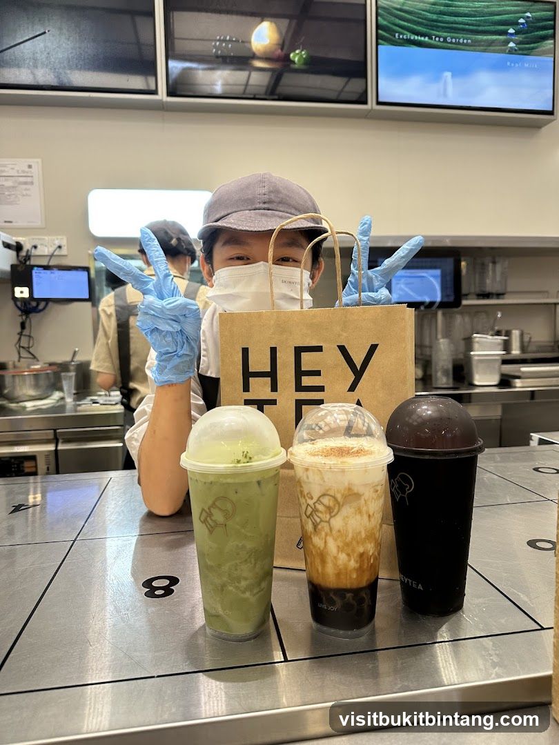 Staff with drinks