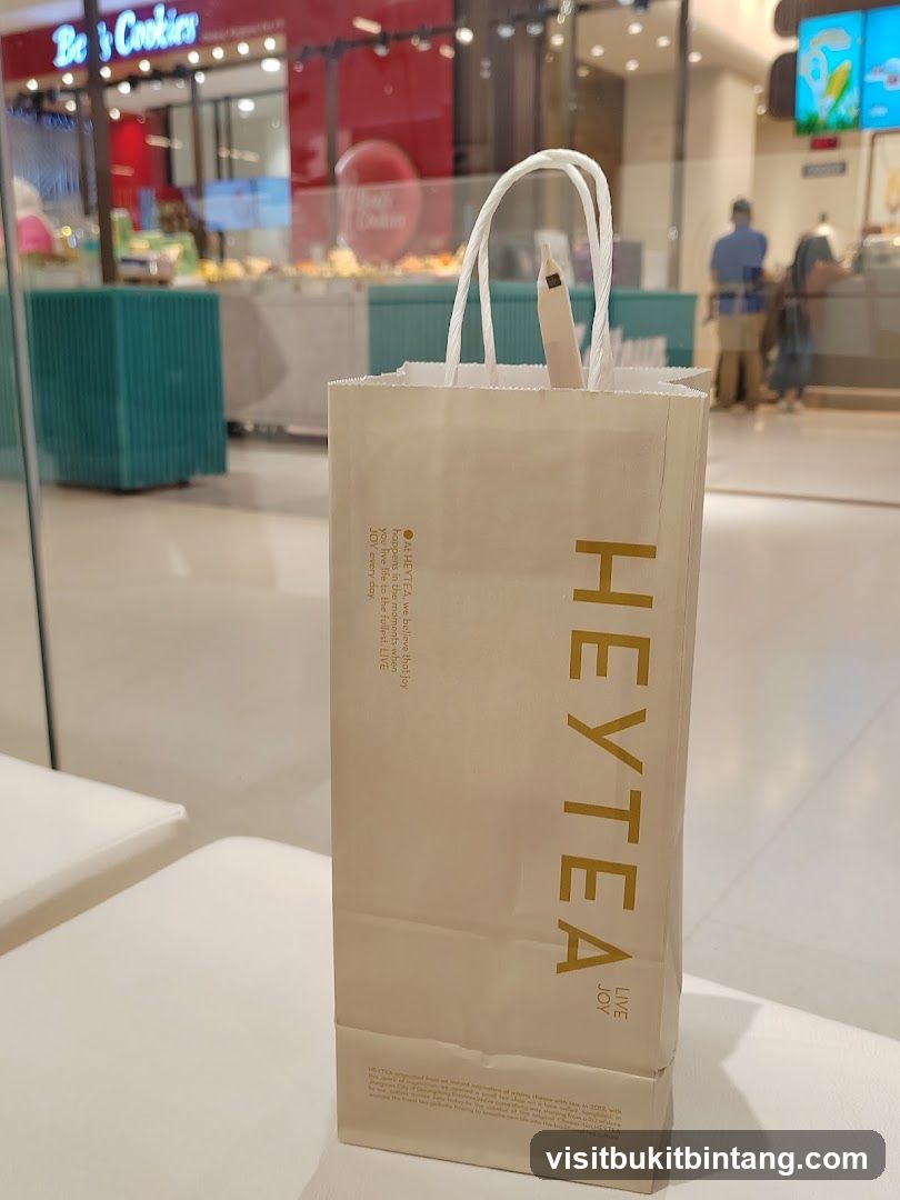 Paper Bag with HEYTEA Logo
