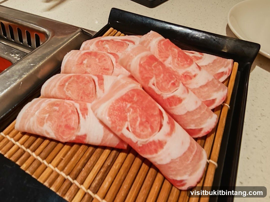 Thinly Sliced Pork Belly