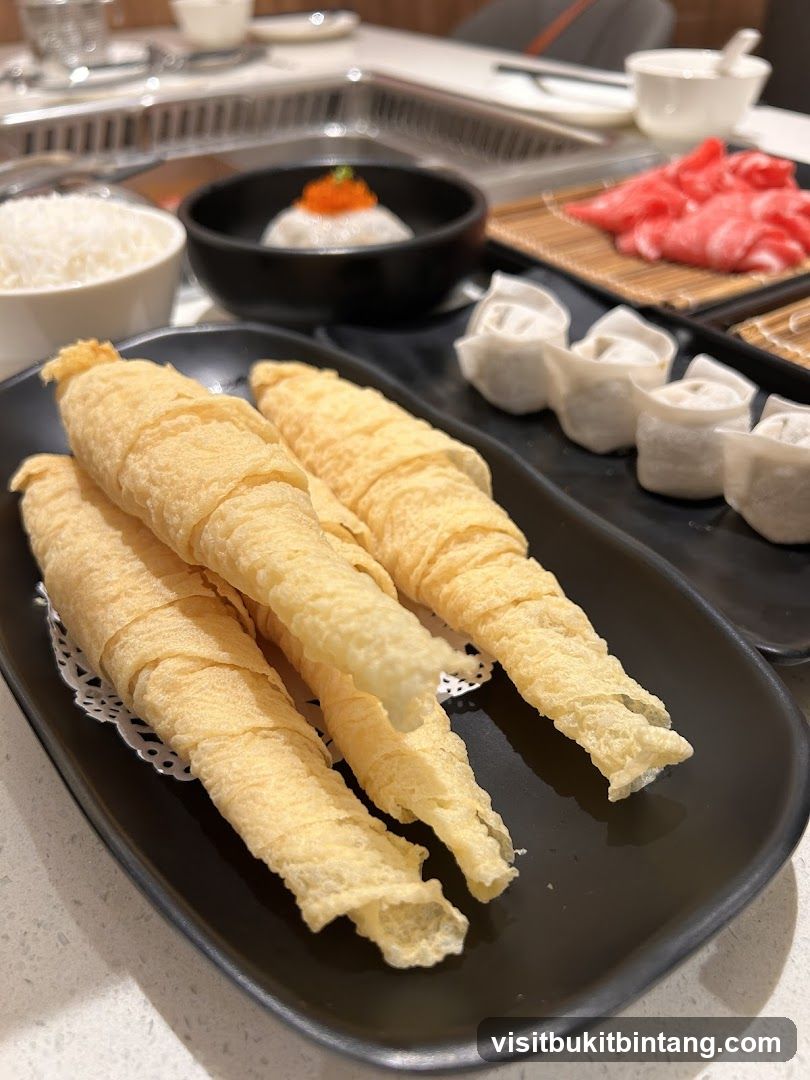 Fried Tofu Skin Rolls