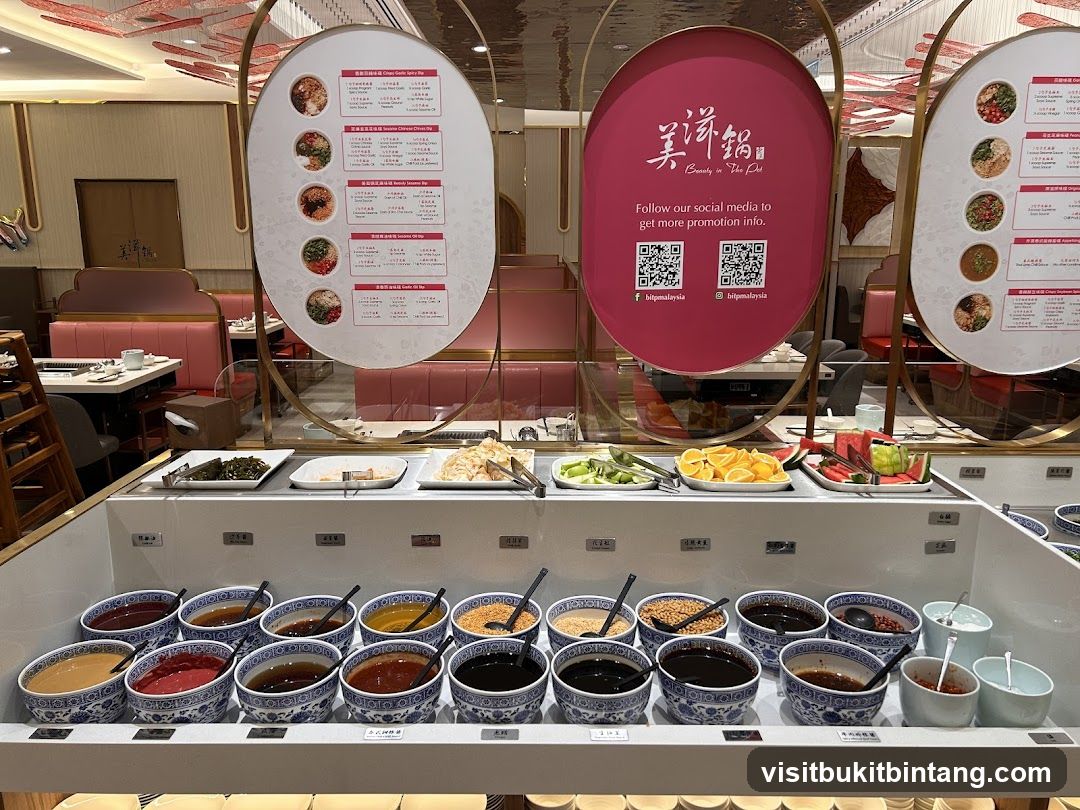 Hot Pot Condiment Bar