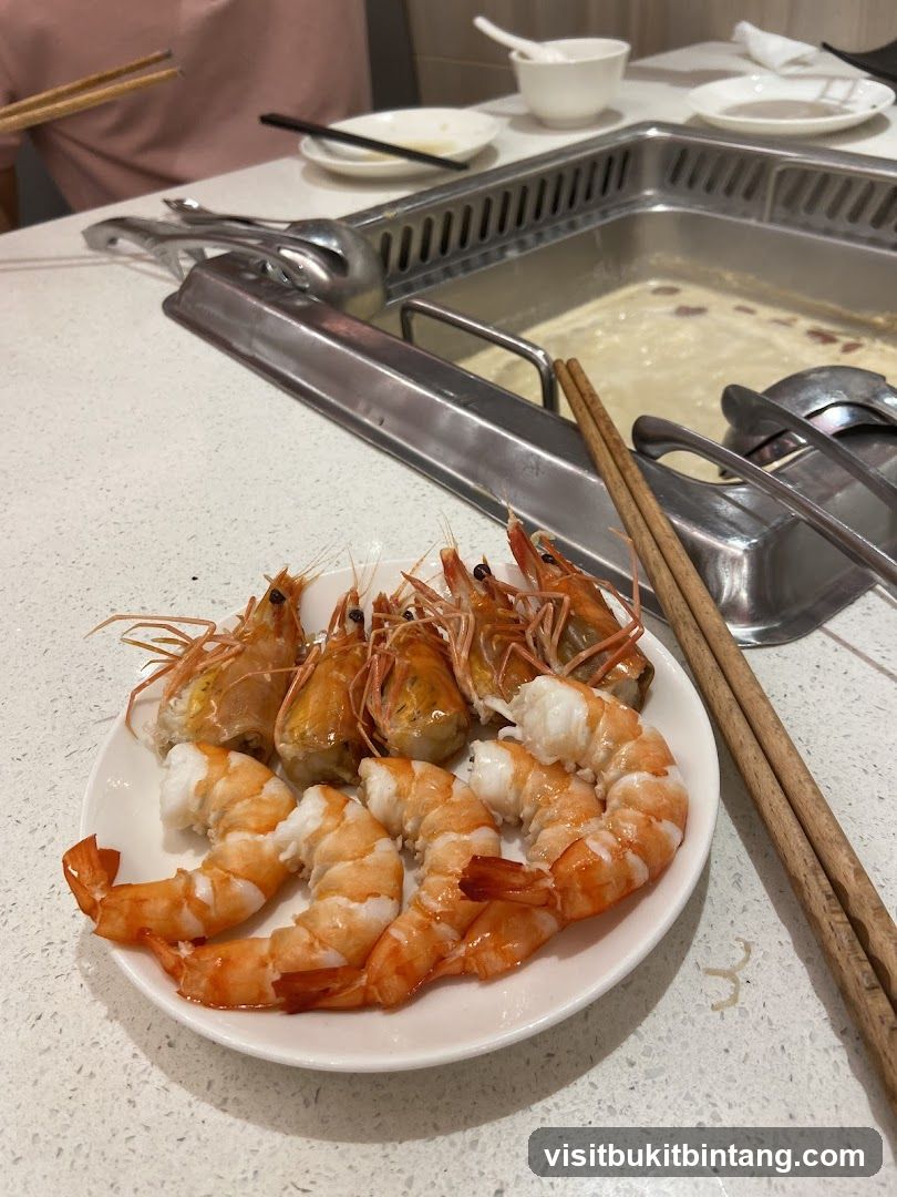 Shrimp Platter at Hot Pot Restaurant