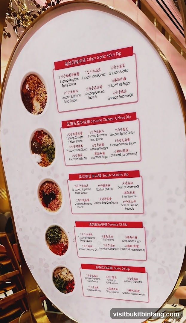 Dips Menu