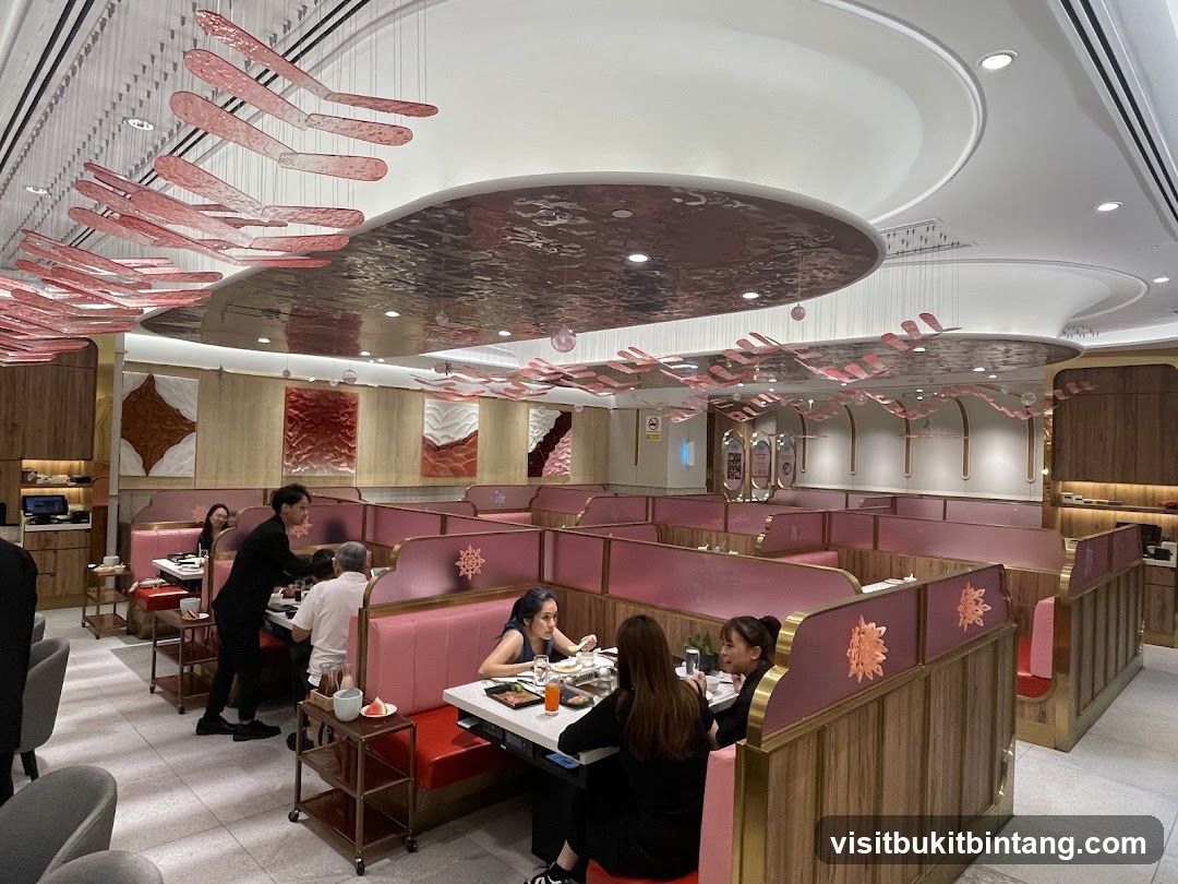 Restaurant Interior with Booth Seating