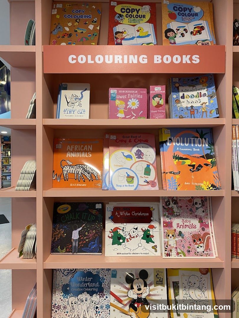 Colouring Books Display