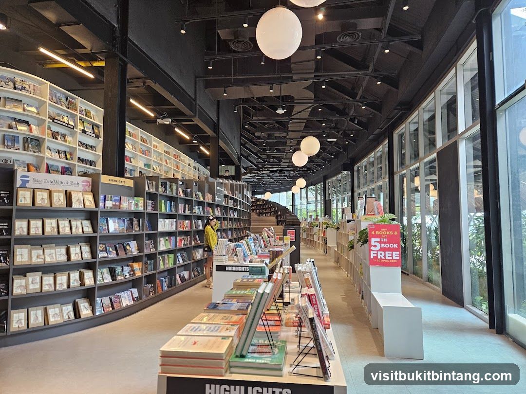 Interior of a bookstore