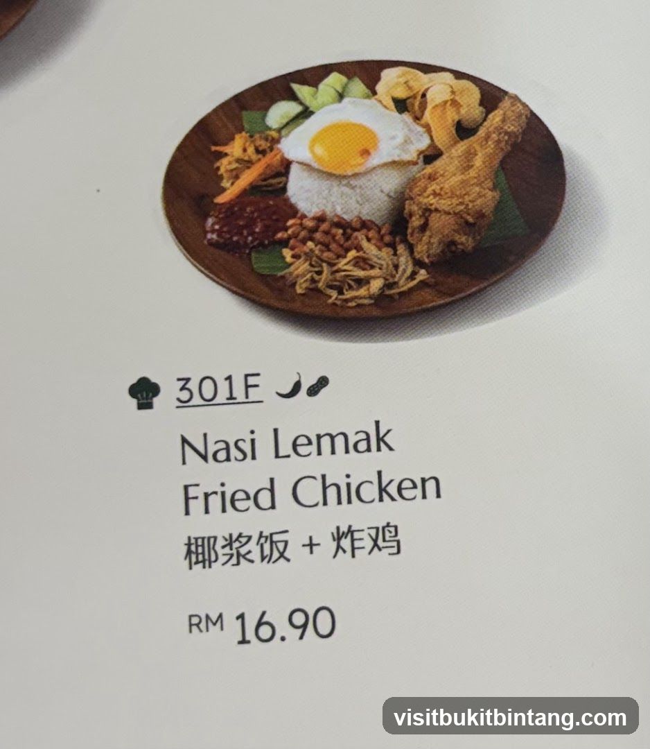 Nasi Lemak Fried Chicken