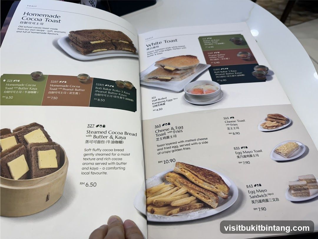 Toast Menu