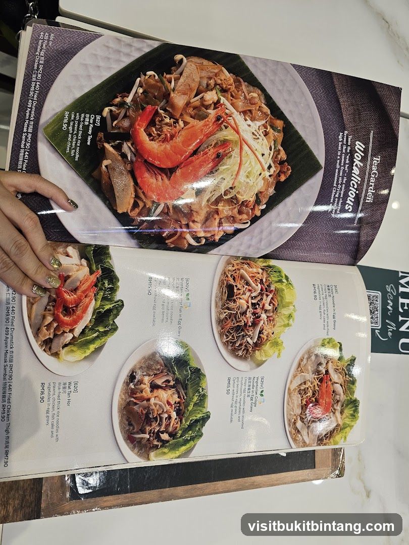 TeaGarden Woklicious Menu