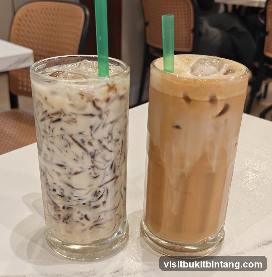 Two Iced Drinks