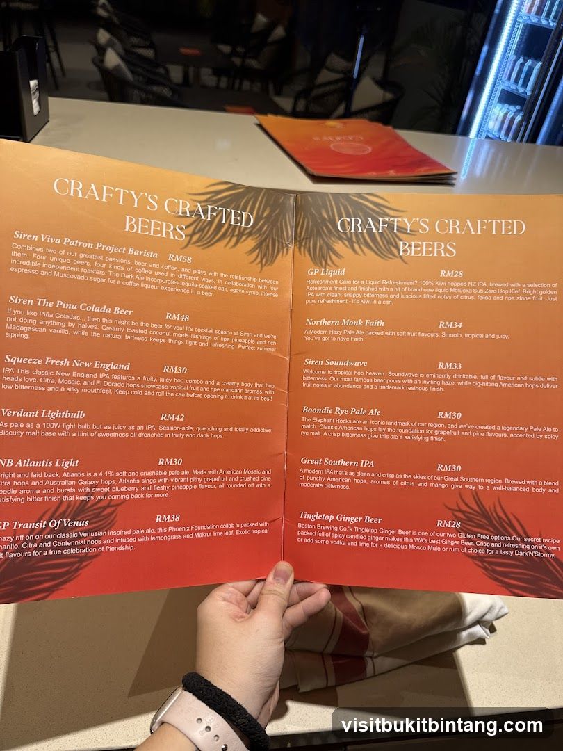 CRAFTY'S CRAFTED BEERS
