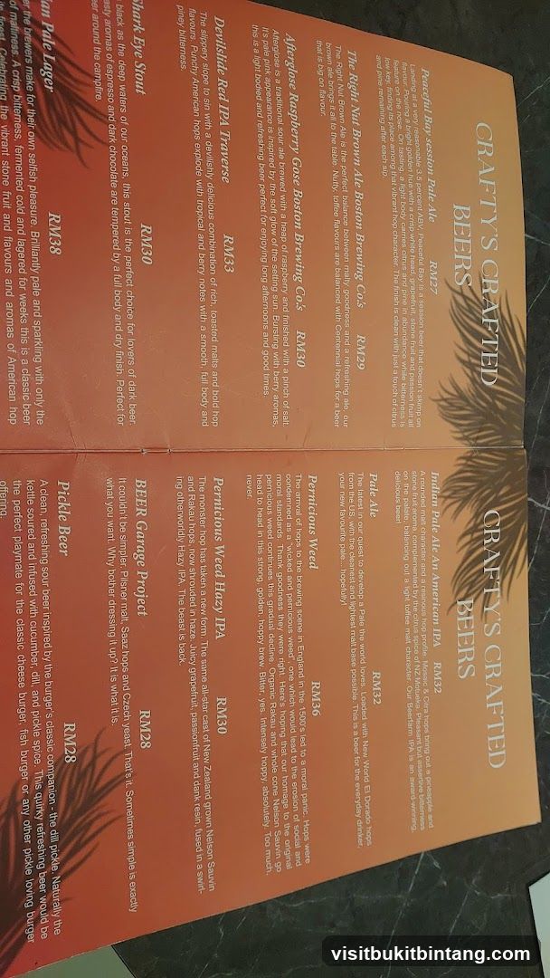 CRAFTY'S CRAFTED BEERS