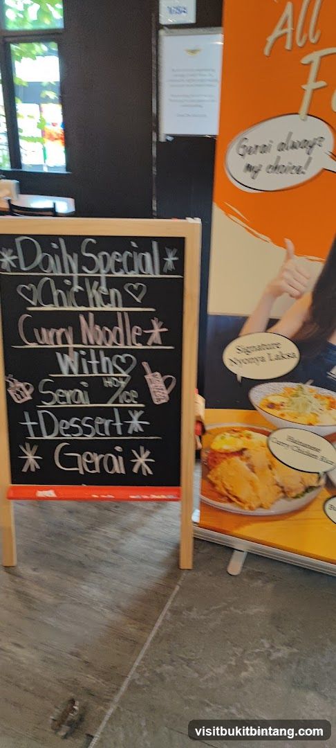 Daily Special Menu