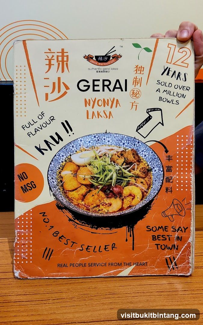Gerai Nyoya Laksa Advertisement