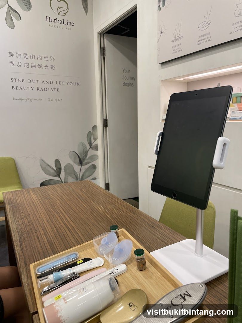 HerbaLine Facial Spa Waiting Area