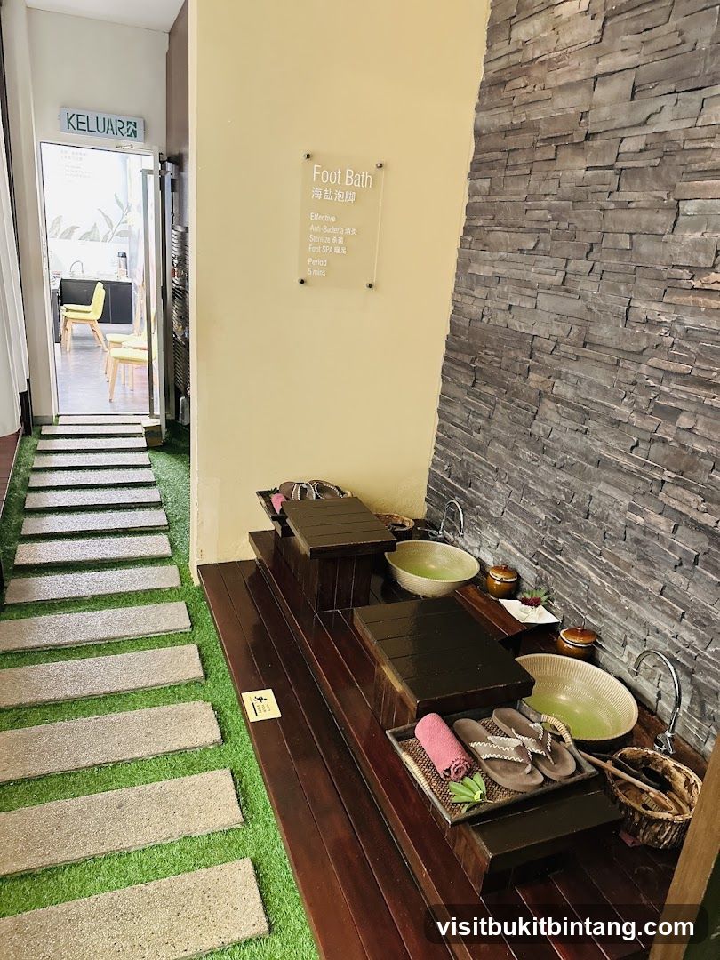 Foot Bath Area