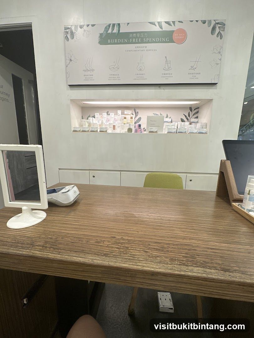 Spa Reception Desk