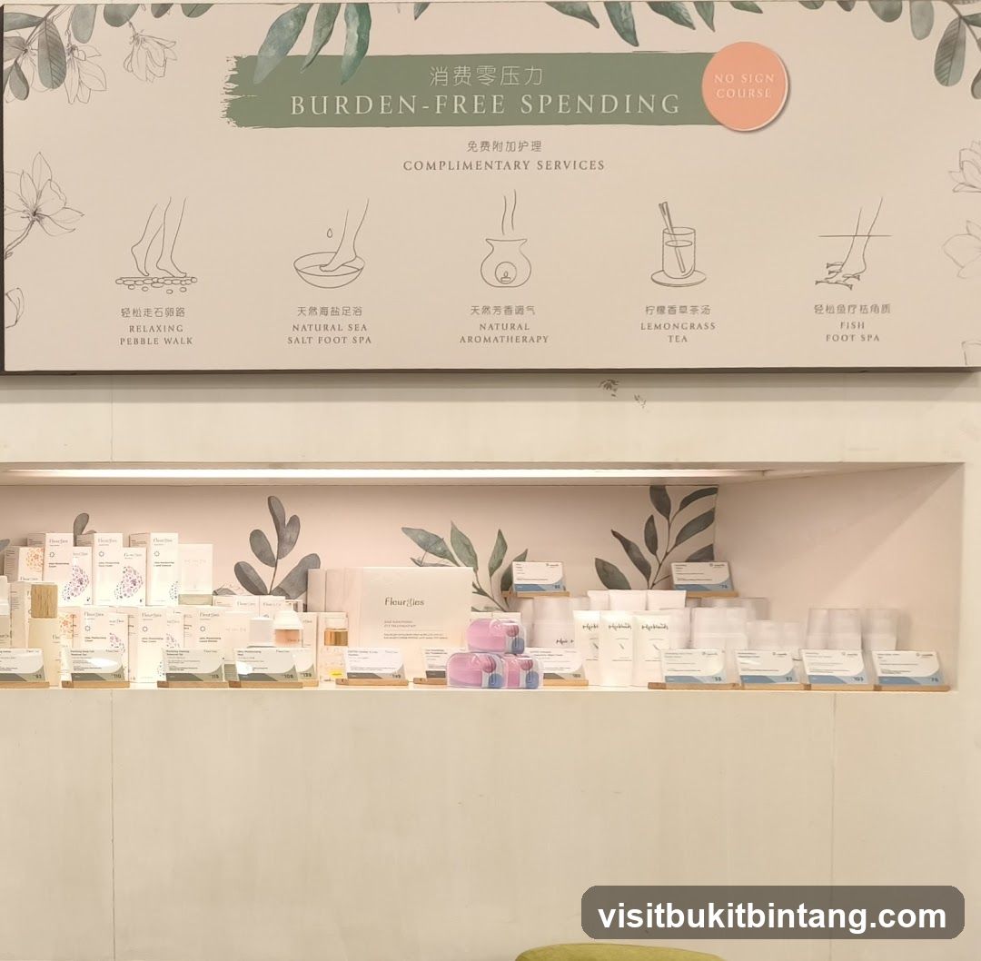 Complimentary Services Display