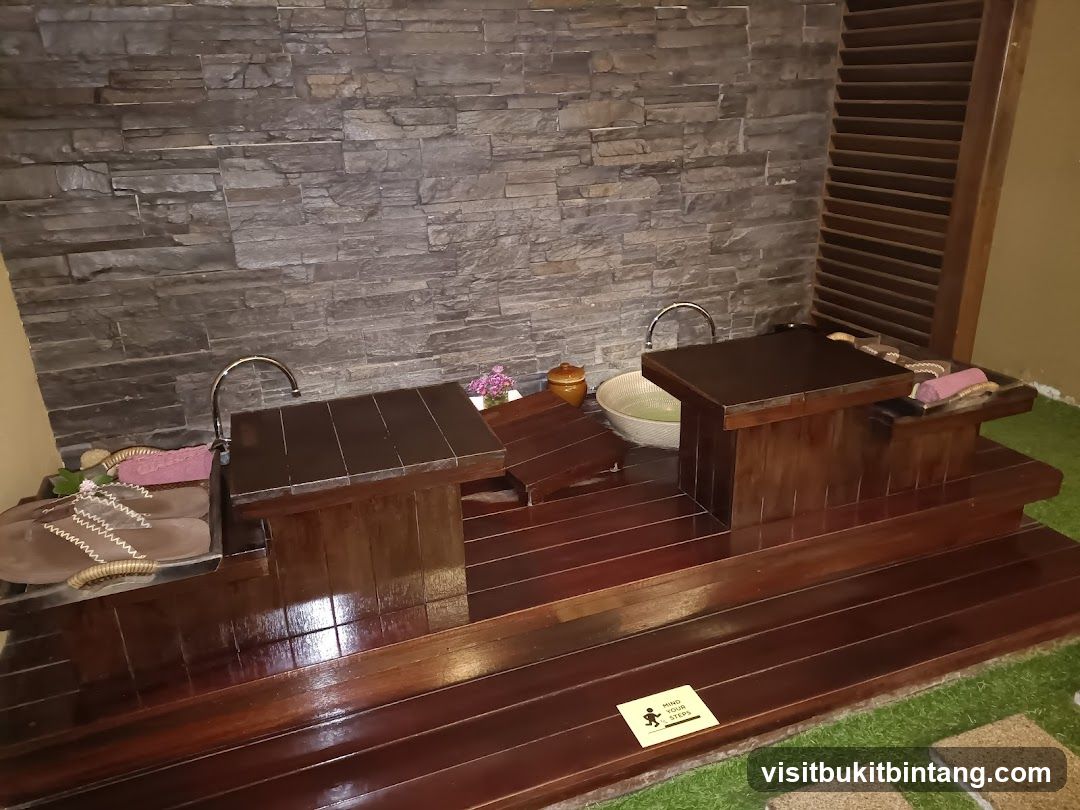 Foot Spa Area