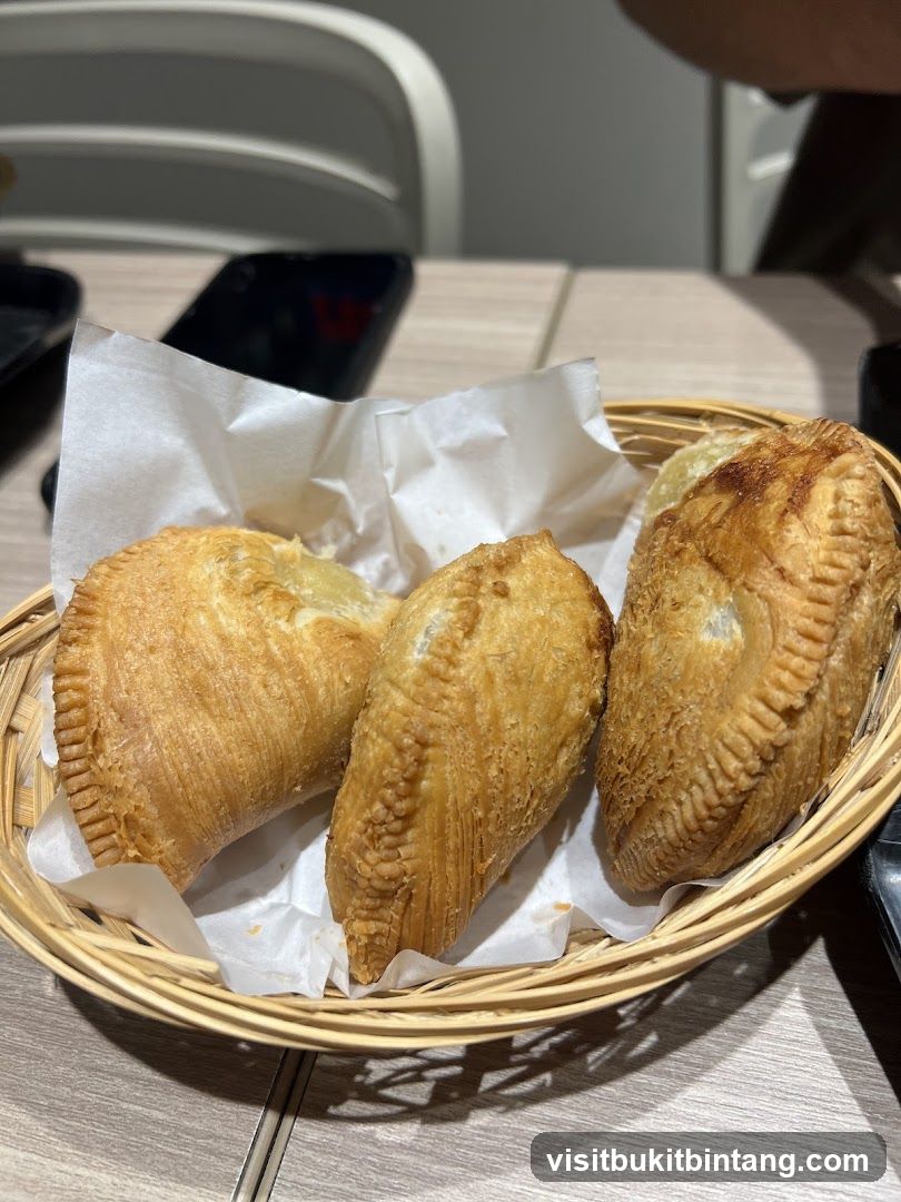 Curry Puffs in a Basket
